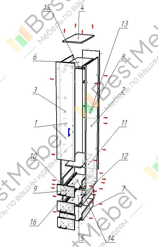 Шкаф эконом 3 bms инструкция по сборке