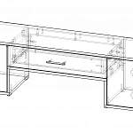 Чертеж Тумба TV-Line ТВ-10 BMS