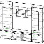 Схема сборки Стенка для гостиной Сона BMS