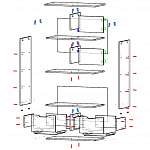 Схема сборки Стеллаж Данко 30 BMS