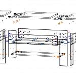 Схема сборки Стол журнальный Марлен тип 11 BMS