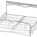 Чертеж Кровать Милена 4 BMS